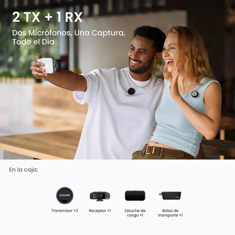 Insta360 Mic Pro | (2 TX + 1 RMXC)