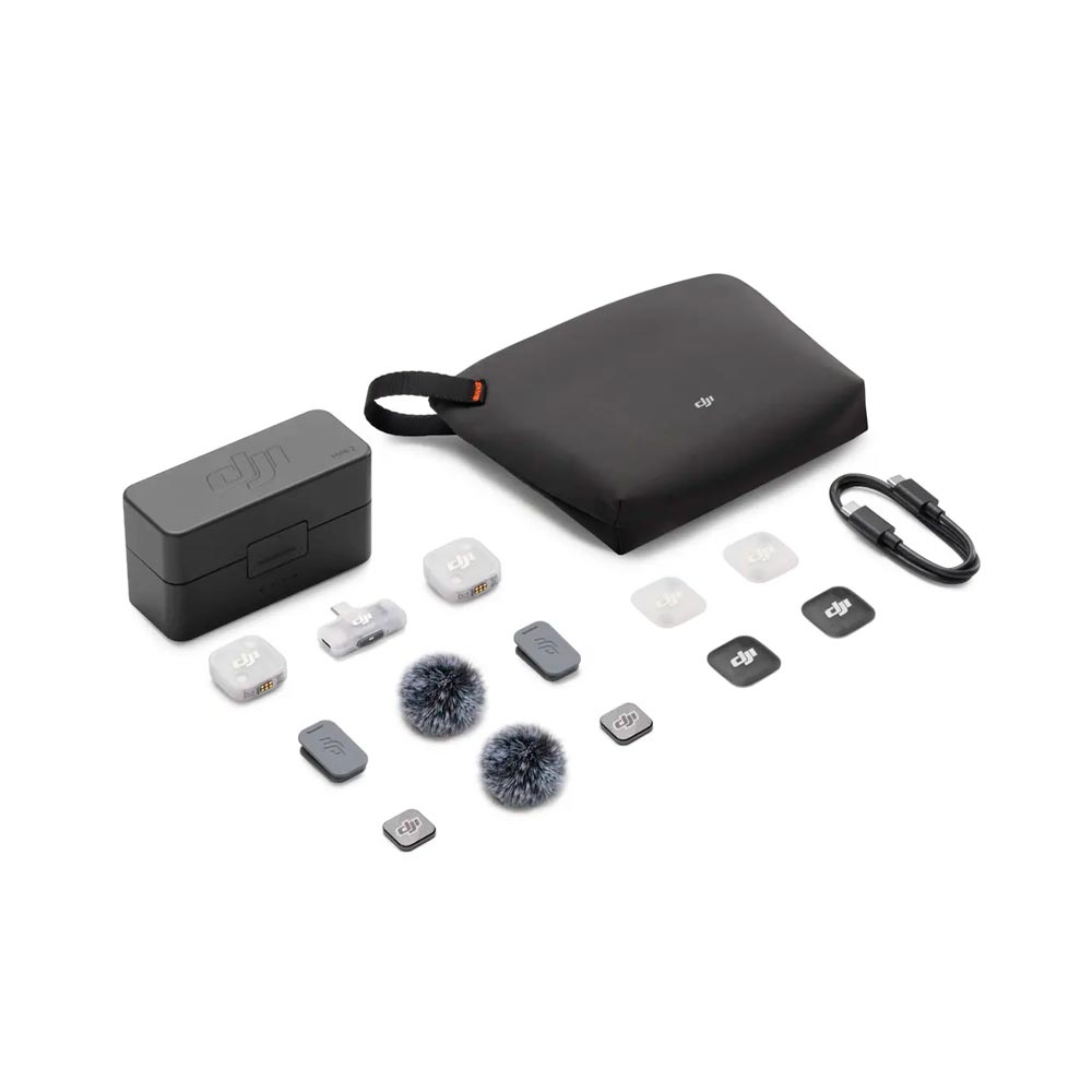 DJI Mic Mini 2 (2TX + 1RX Mobile + Charging Case)