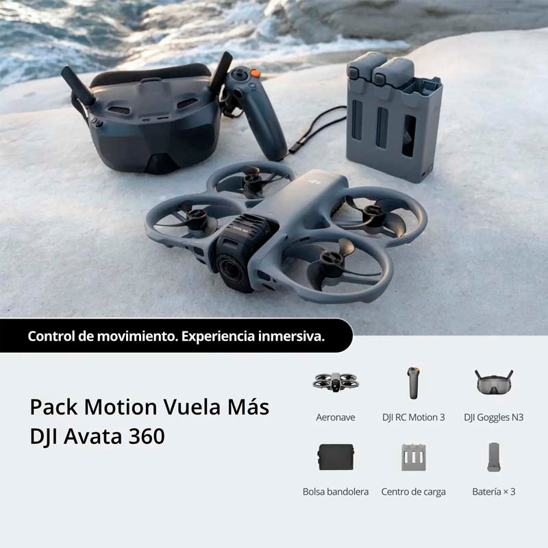 PRE-VENTA DJI Avata 360 Fly More Combo Motion (Con DJI Goggles N3)