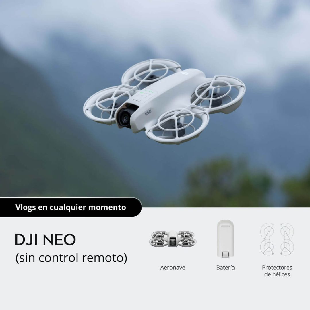 DJI Neo | Dron 4K de 135g con Despegue desde la Palma y Seguimiento
