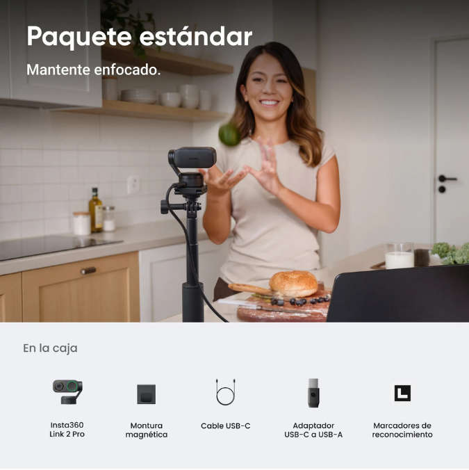 Camara Insta360 Link 2 Pro Graphite Black