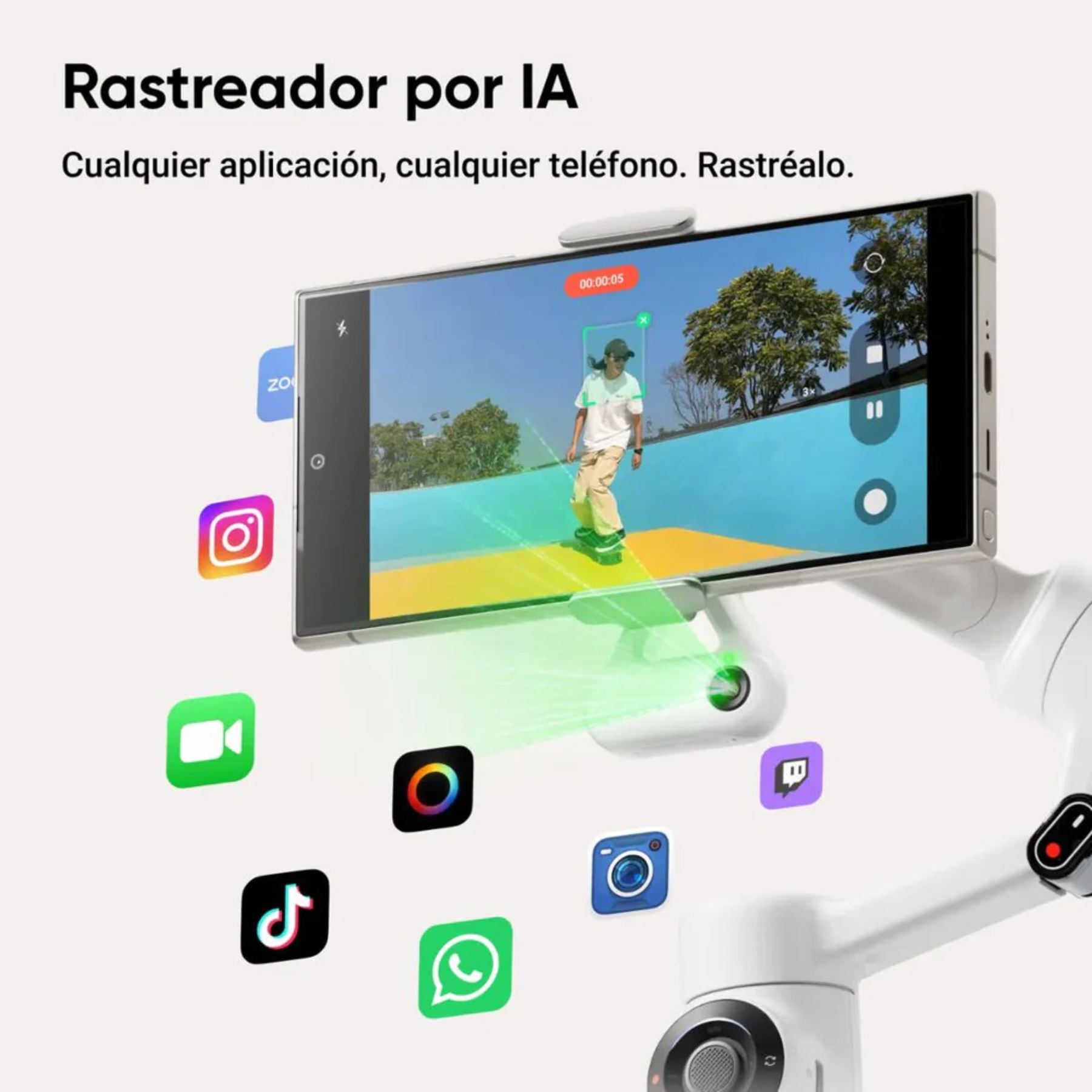Insta360 Flow 2 Plus Blanco