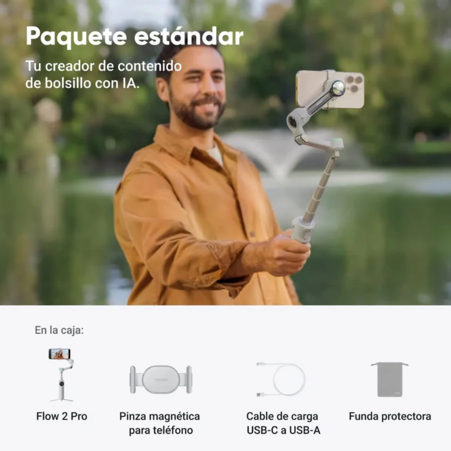 Insta360 Flow 2 Pro Gris