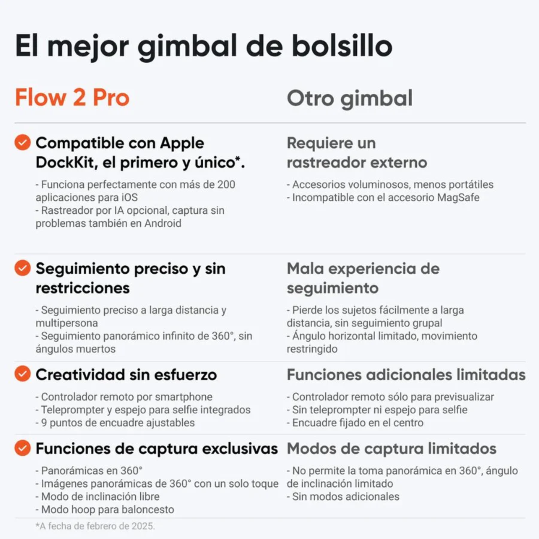 Insta360 Flow 2 Pro Gris