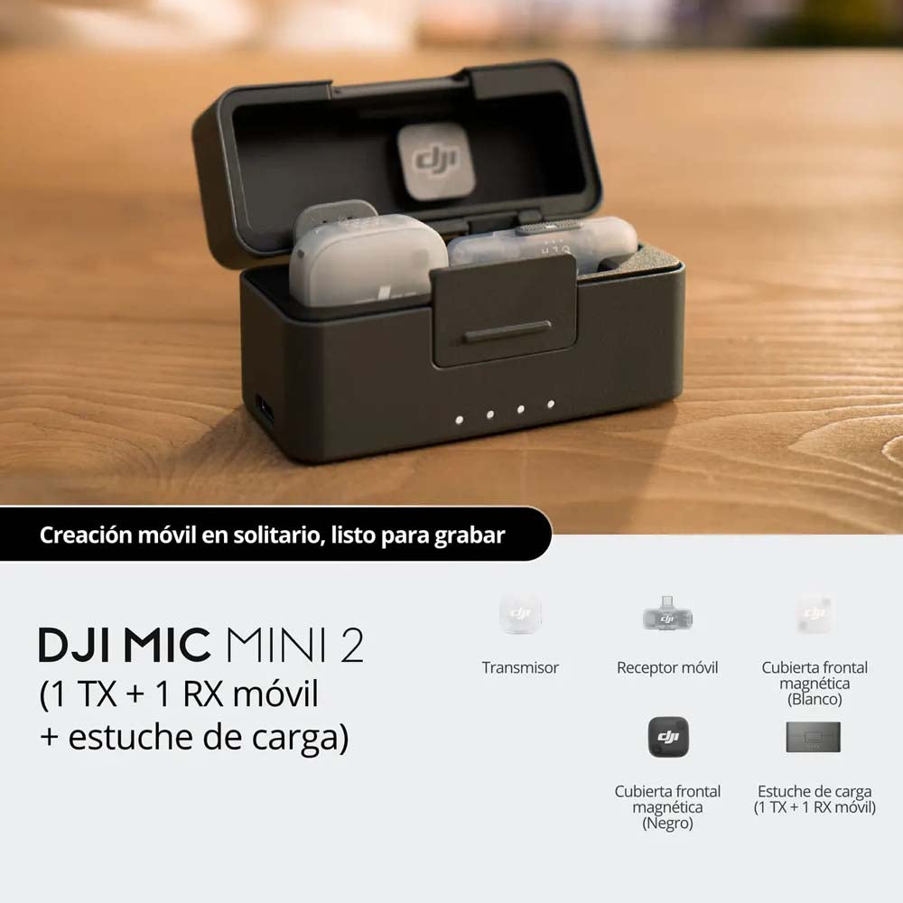 DJI Mic Mini 2 (1TX + 1RX Mobile + Charging Case)