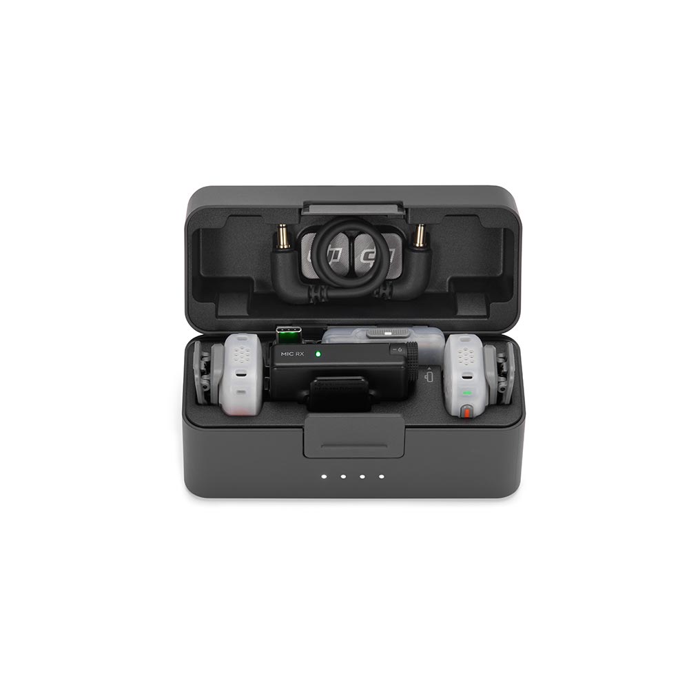 DJI Mic Mini 2S (2 TX + 1 RX + estuche de carga)