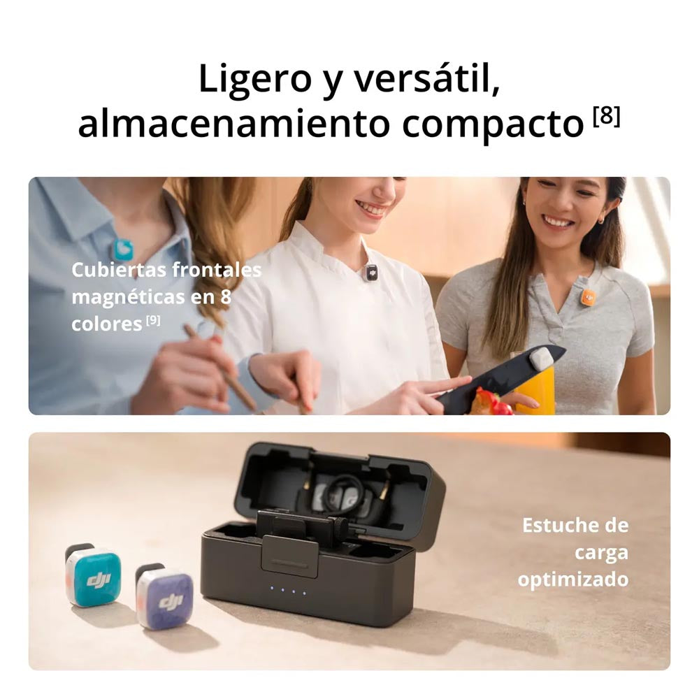 DJI Mic Mini 2S 1TX-1RX-mobile estuche de carga - Onfly Colombia