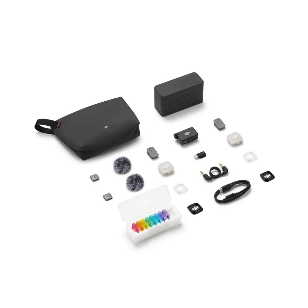 DJI Mic Mini 2S (2 TX + 1 RX + estuche de carga)