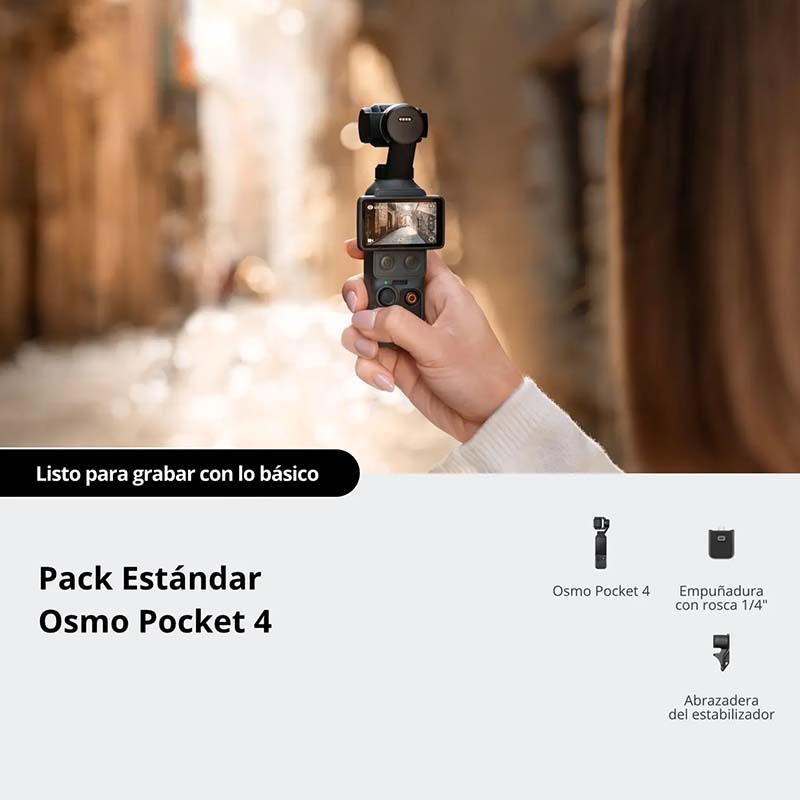 PRE VENTA Osmo Pocket 4 Pack Estándar
