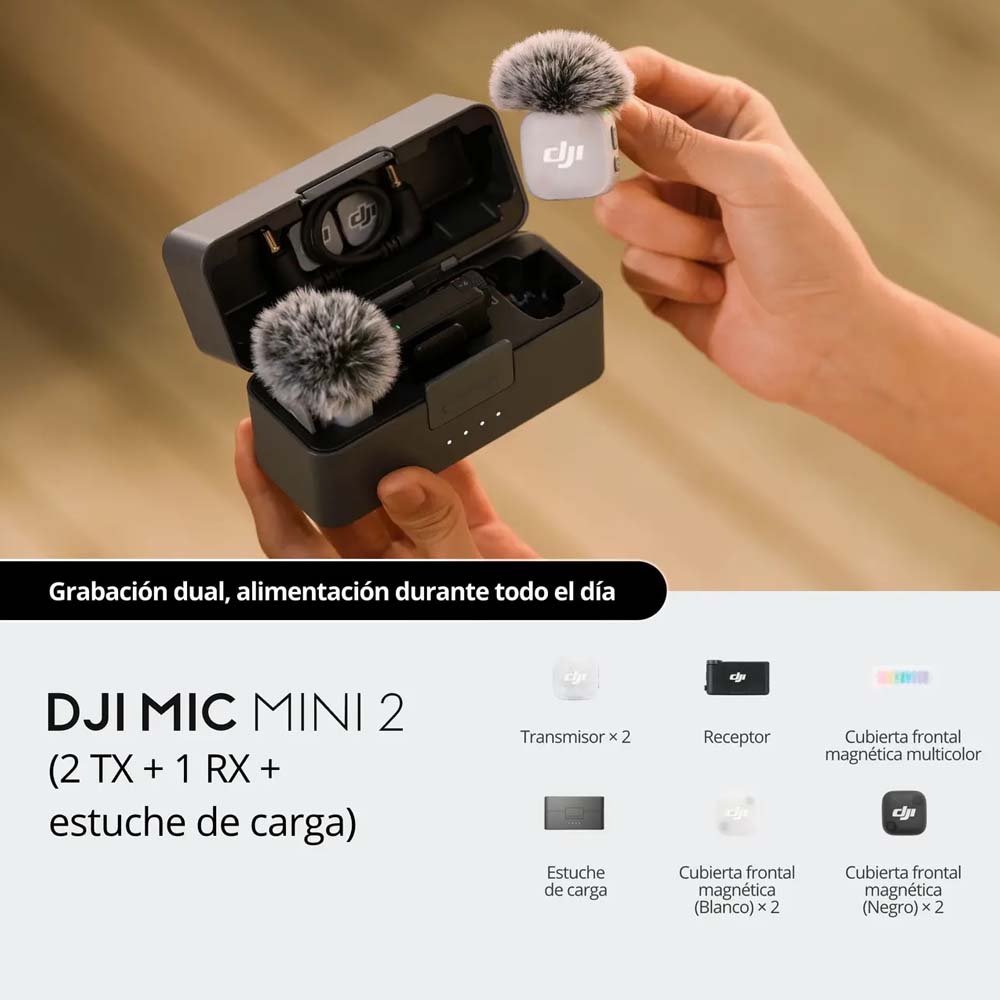DJI Mic Mini 2 (2TX + 1RX + Charging Case)