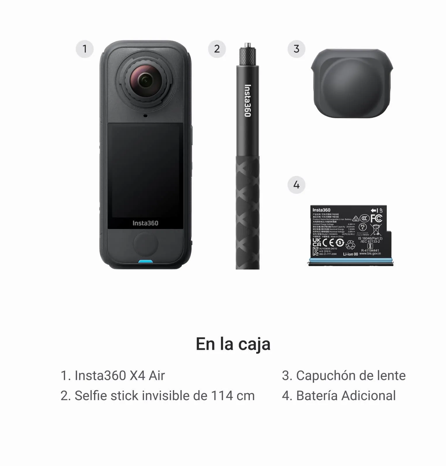 Cámara Insta360X4 Air Combo