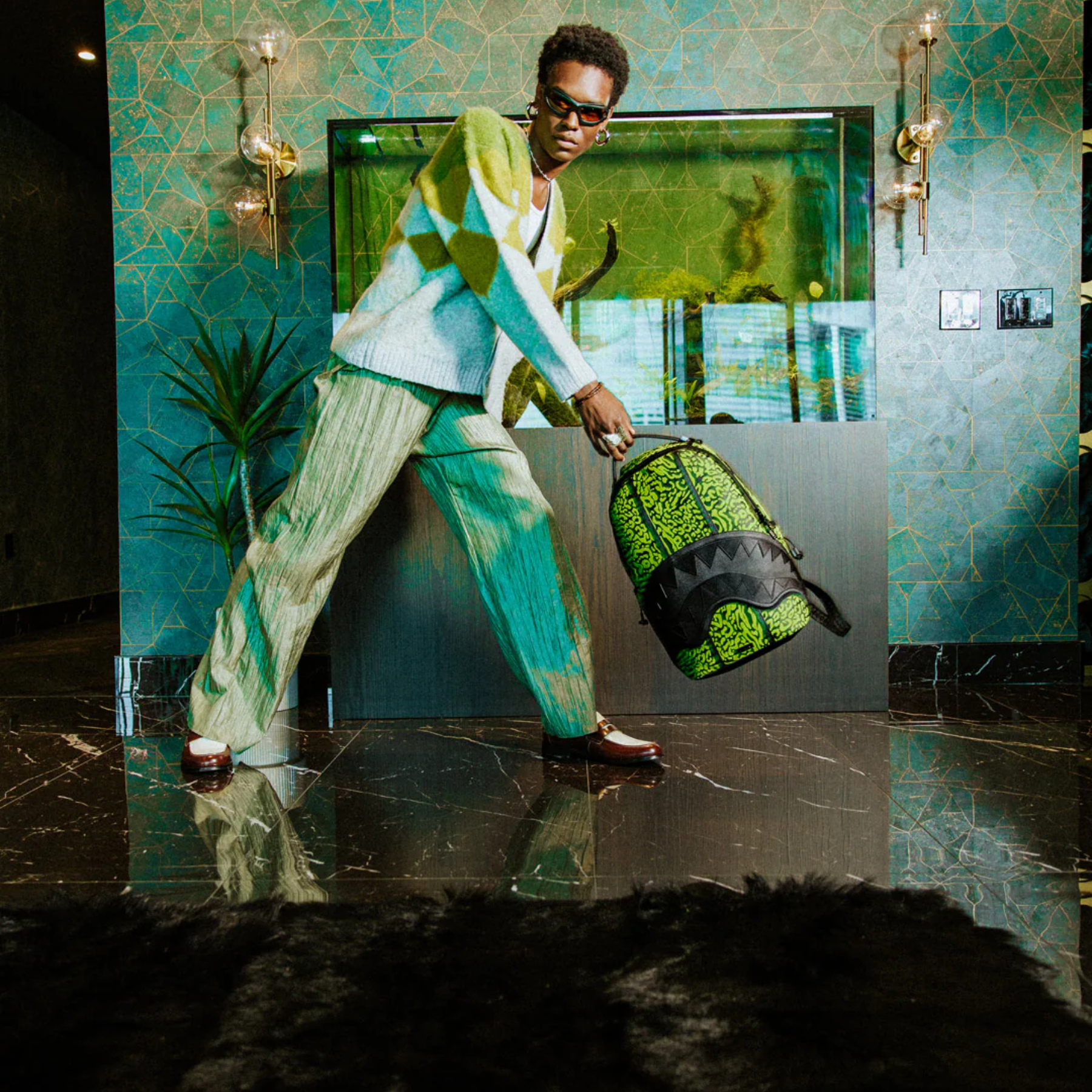 MOCHILA SPRAYGROUND FEROCIOUS NIGHTVISION