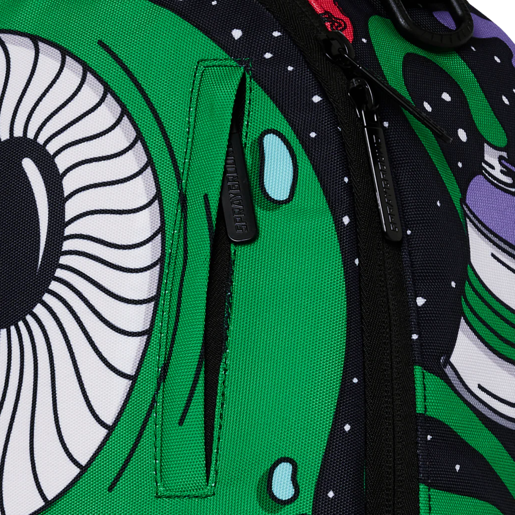 MOCHILA SPRAYGROUND GREEN ALIEN