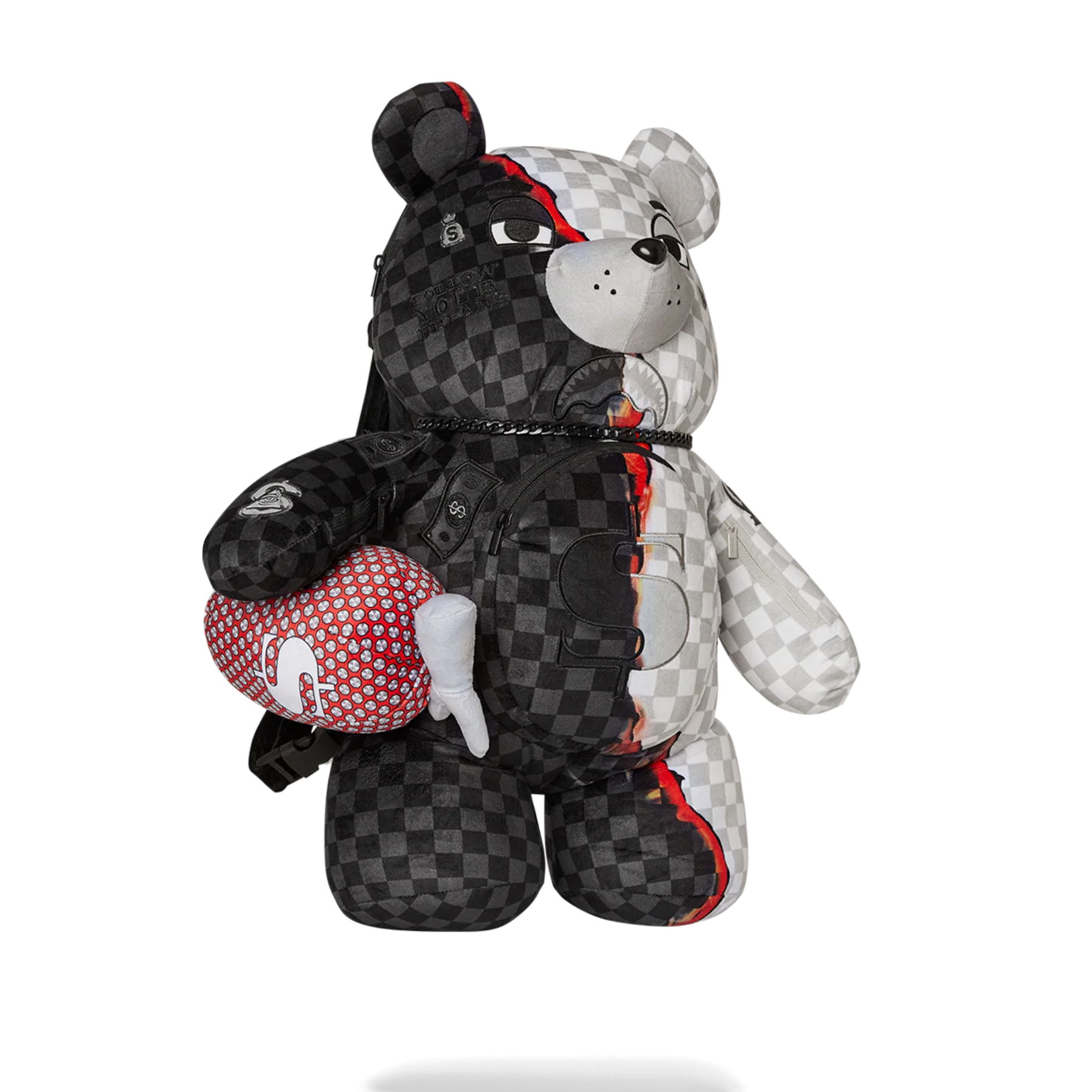 MOCHILA SPRAYGROUND RING OF FIRE MONEYBEAR TEDDYBEAR