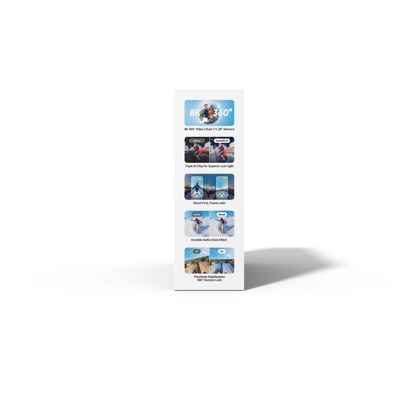 Cámara Insta360 X5 Essentials Bundle